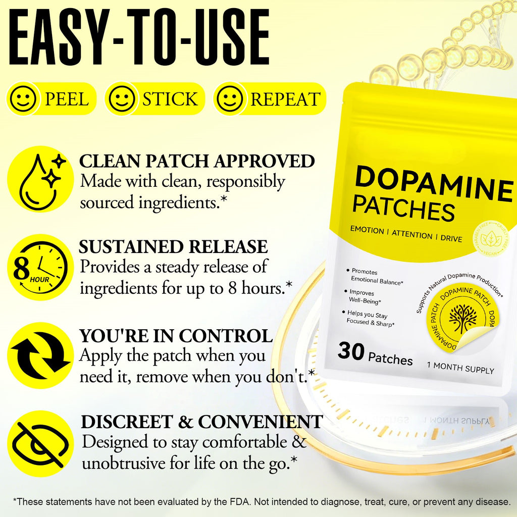 Dopamine Mood & Motivation Transdermal Support Patches