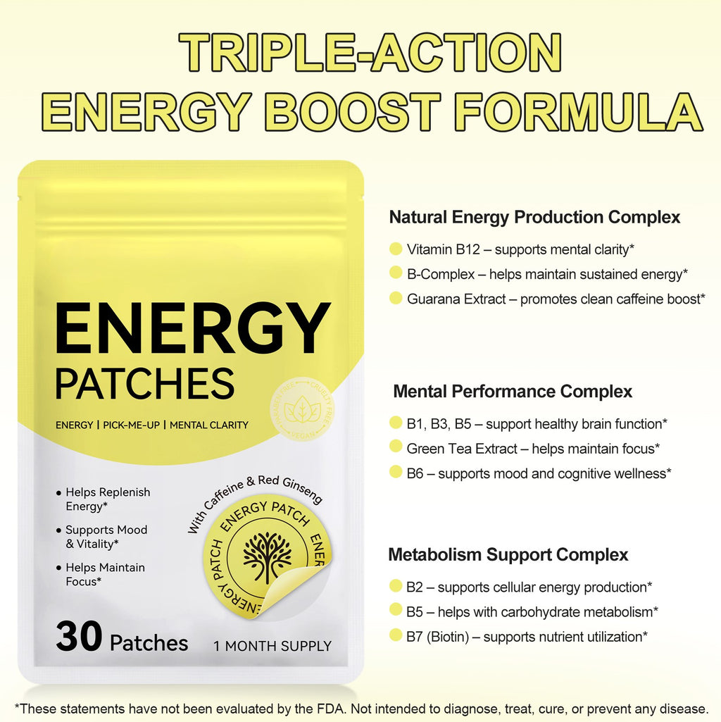 Energy & Vitality Transdermal Support Patches