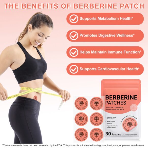 Berberine 5 Berberine Slimming Patches packof 30