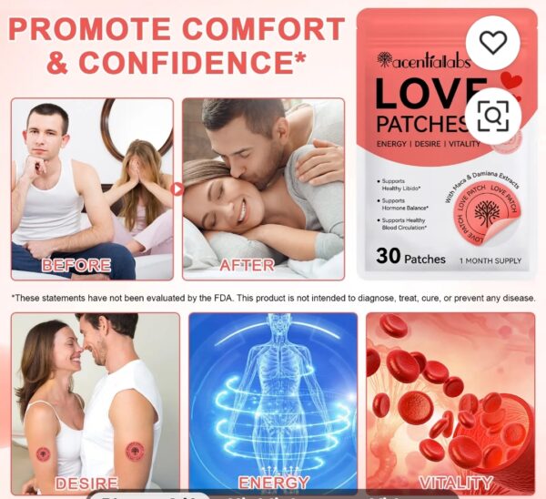 Love Patches 3 Love Patces pack of 30