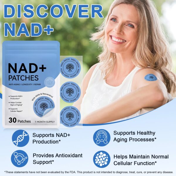 NAD+ 10 NAD+ Patches pack of 30